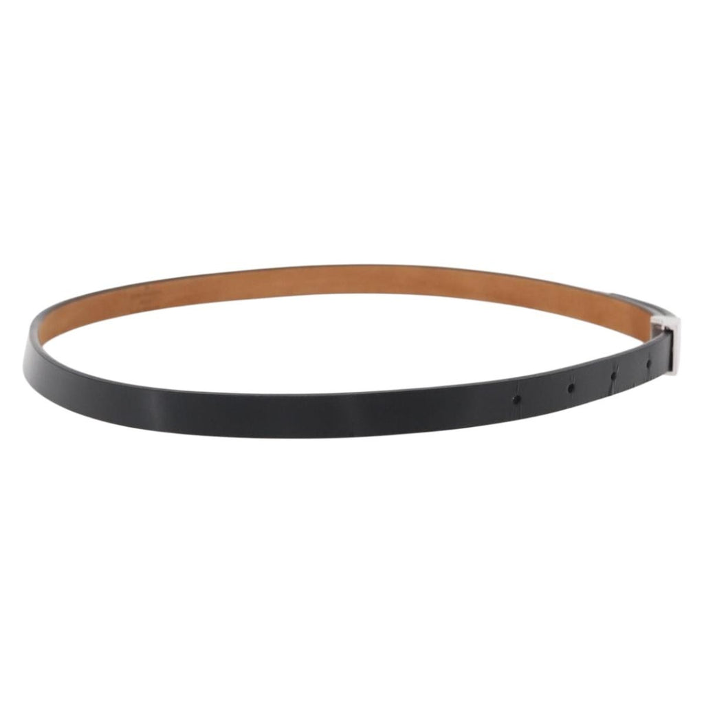 Louis Vuitton Carre Belt Leather Black Leather Belts Accessory (Pre-Owned)