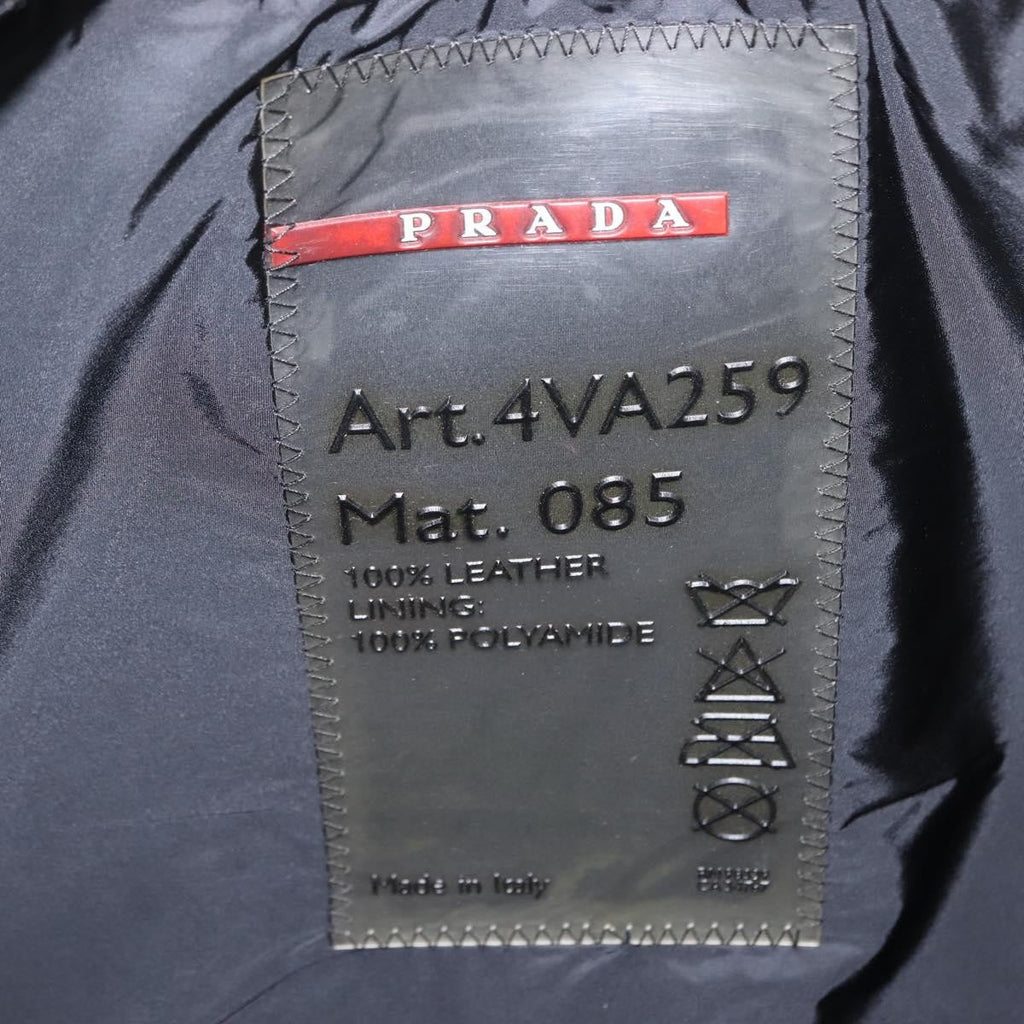 Prada Sport Briefcase Nylon And Leather Black Nylon Briefcase Bag (Pre-Owned)