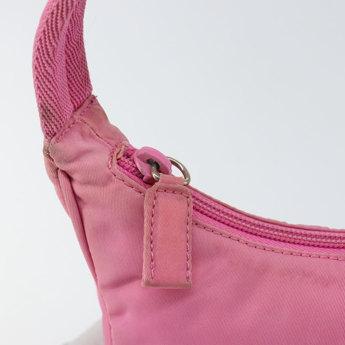 Prada Hobo Tessuto Pink Nylon Handbag (Pre-Owned)