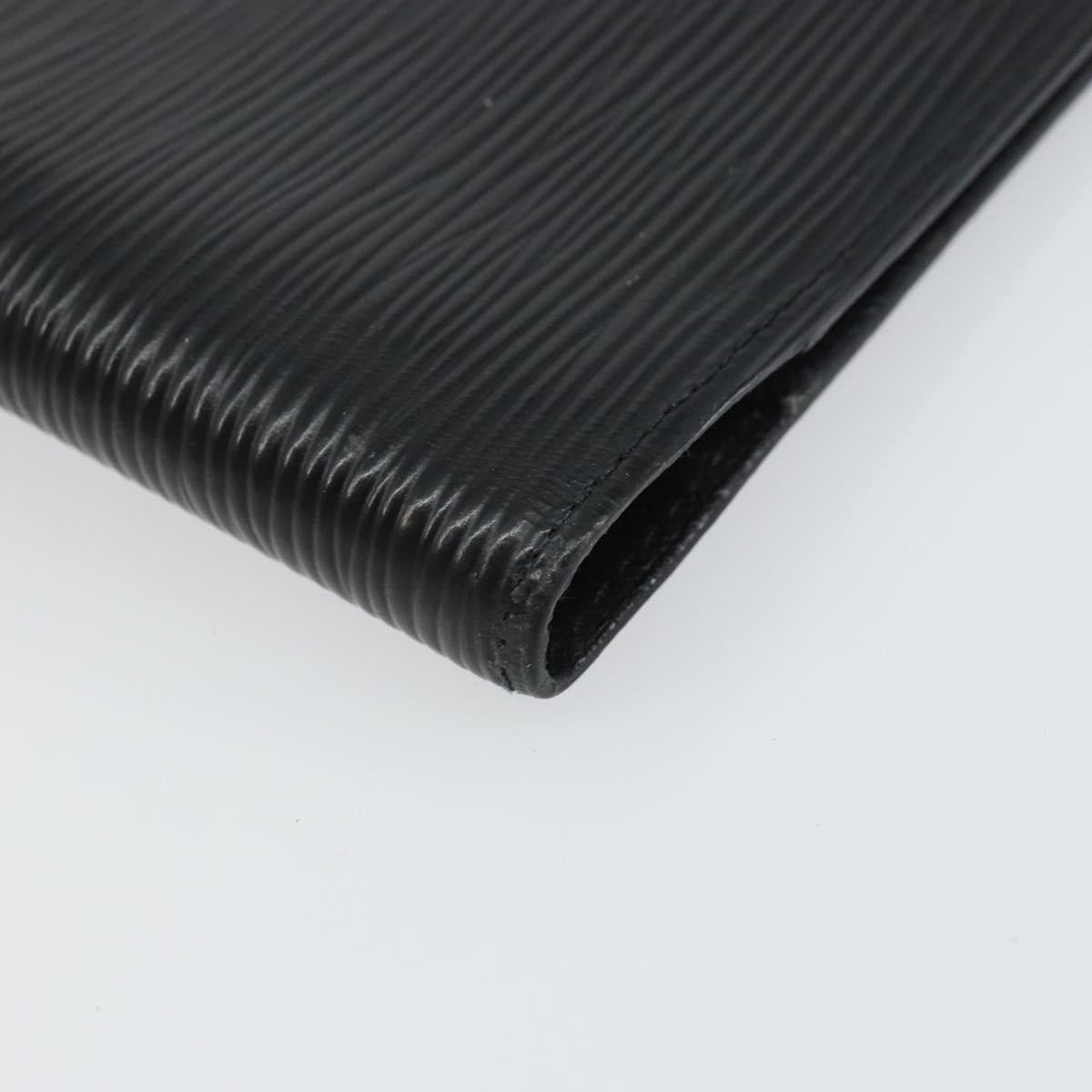 Louis Vuitton Agenda Cover Epi Leather Black Leather Wallets Accessory (Pre-Owned)