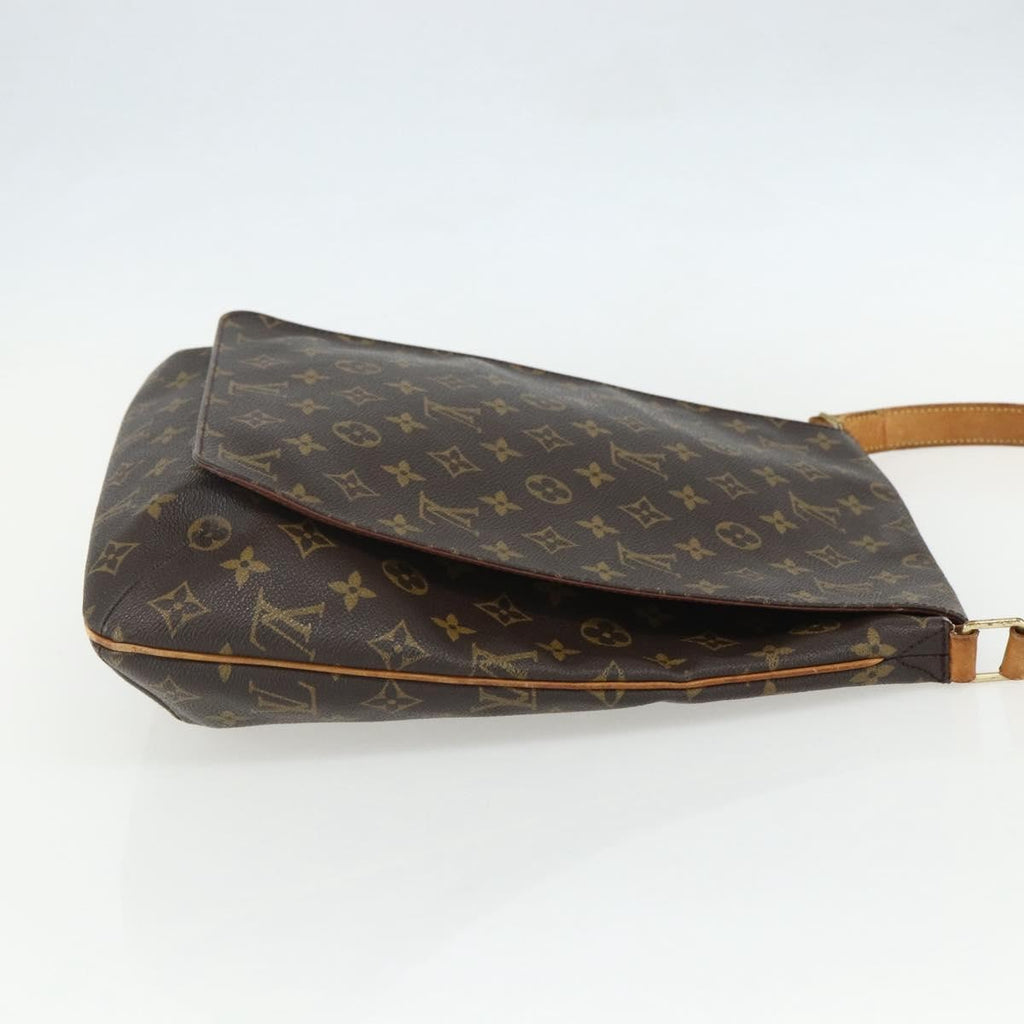 Louis Vuitton Musette Handbag Monogram Canvas Brown Canvas Shoulder Bag Bag (Pre-Owned)