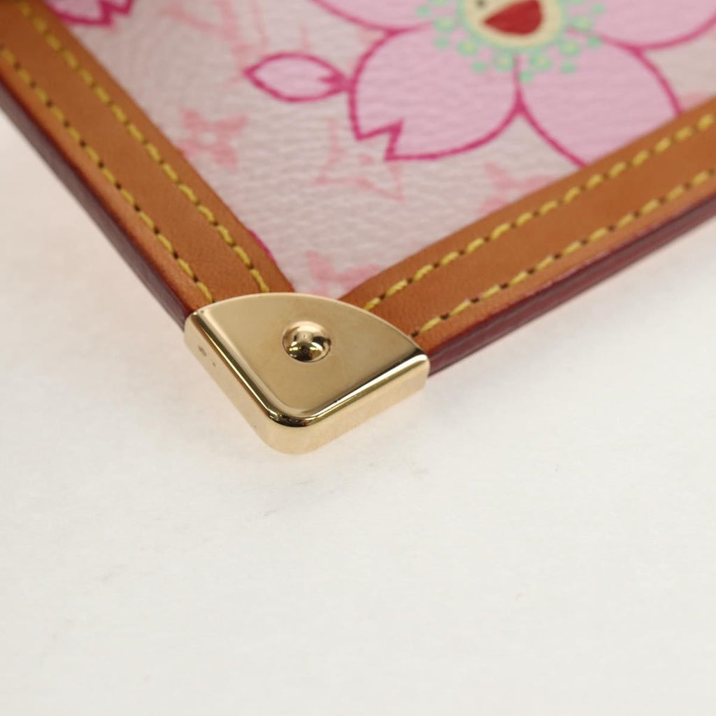 Louis Vuitton Pochette Cles Key Pouch Reverse Monogram Giant Pink Canvas Clutche & Pouche Bag (Pre-Owned)