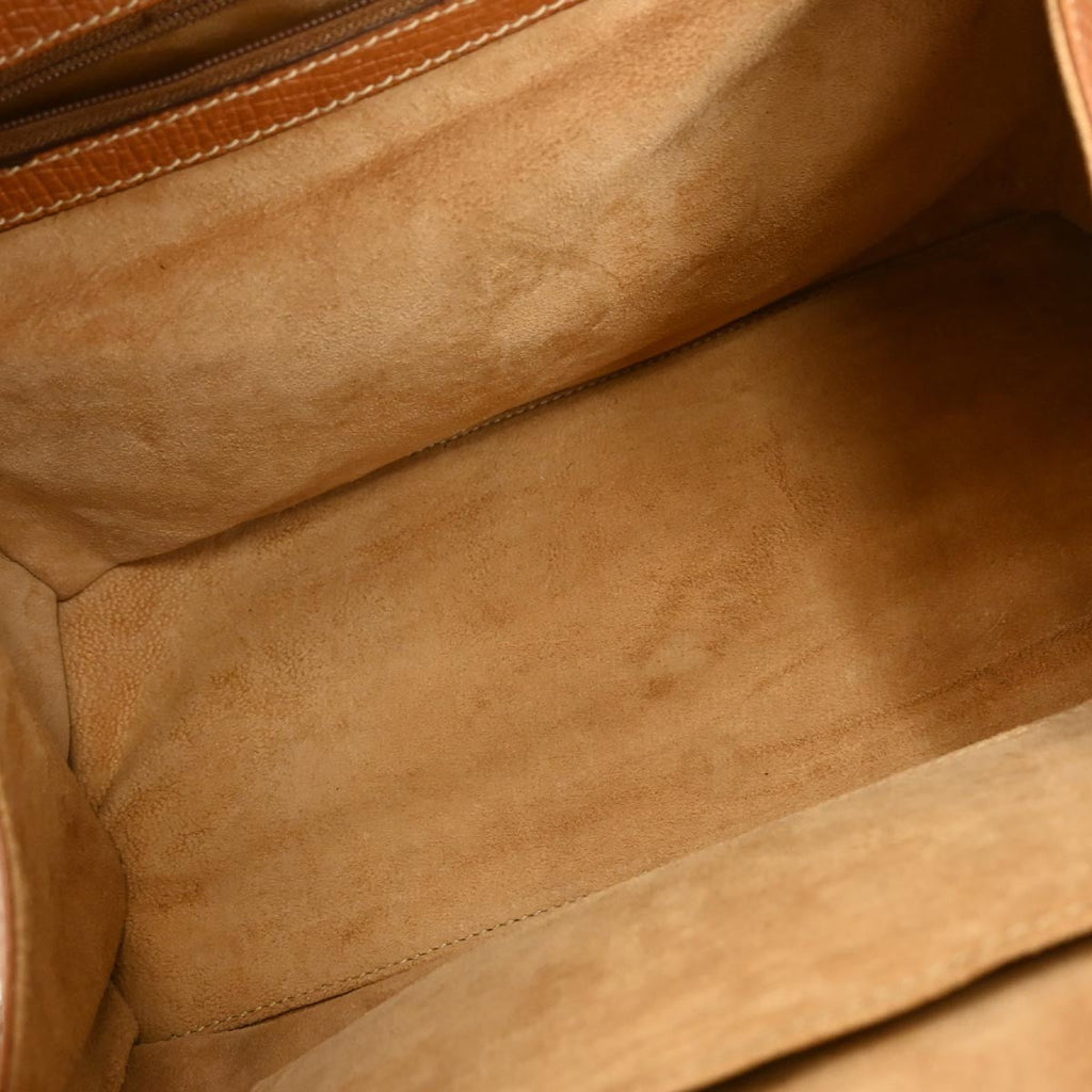 Loewe Turn Lock Leather Brown Leather Handbag (Pre-Owned)