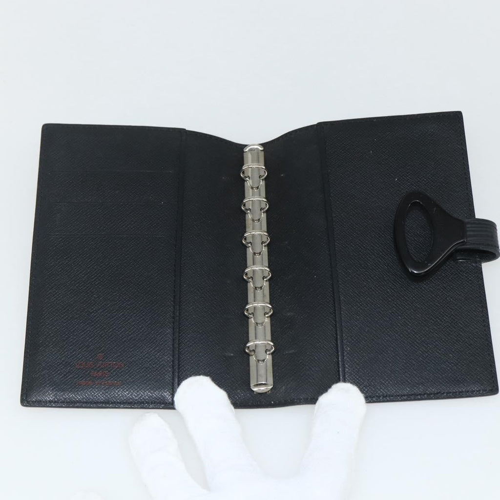 Louis Vuitton Agenda Cover Epi Leather Black Leather Wallets Accessory (Pre-Owned)