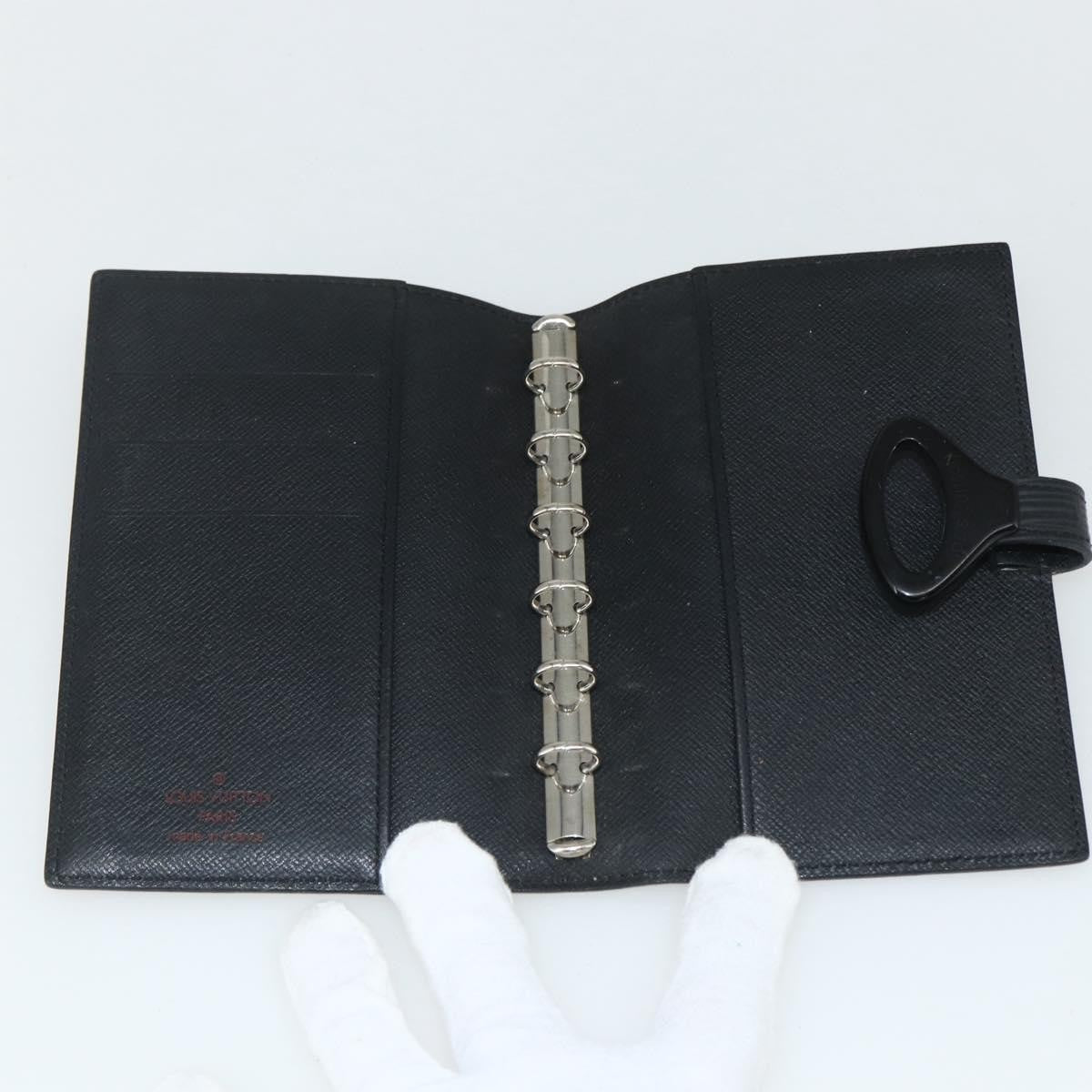 Louis Vuitton Agenda Cover Epi Leather Black Leather Wallets Accessory (Pre-Owned)