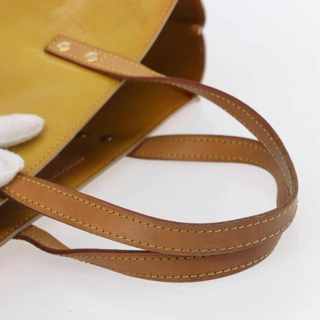 Louis Vuitton Reade Handbag Monogram Vernis Beige Patent_Leather Tote Bag Bag (Pre-Owned)