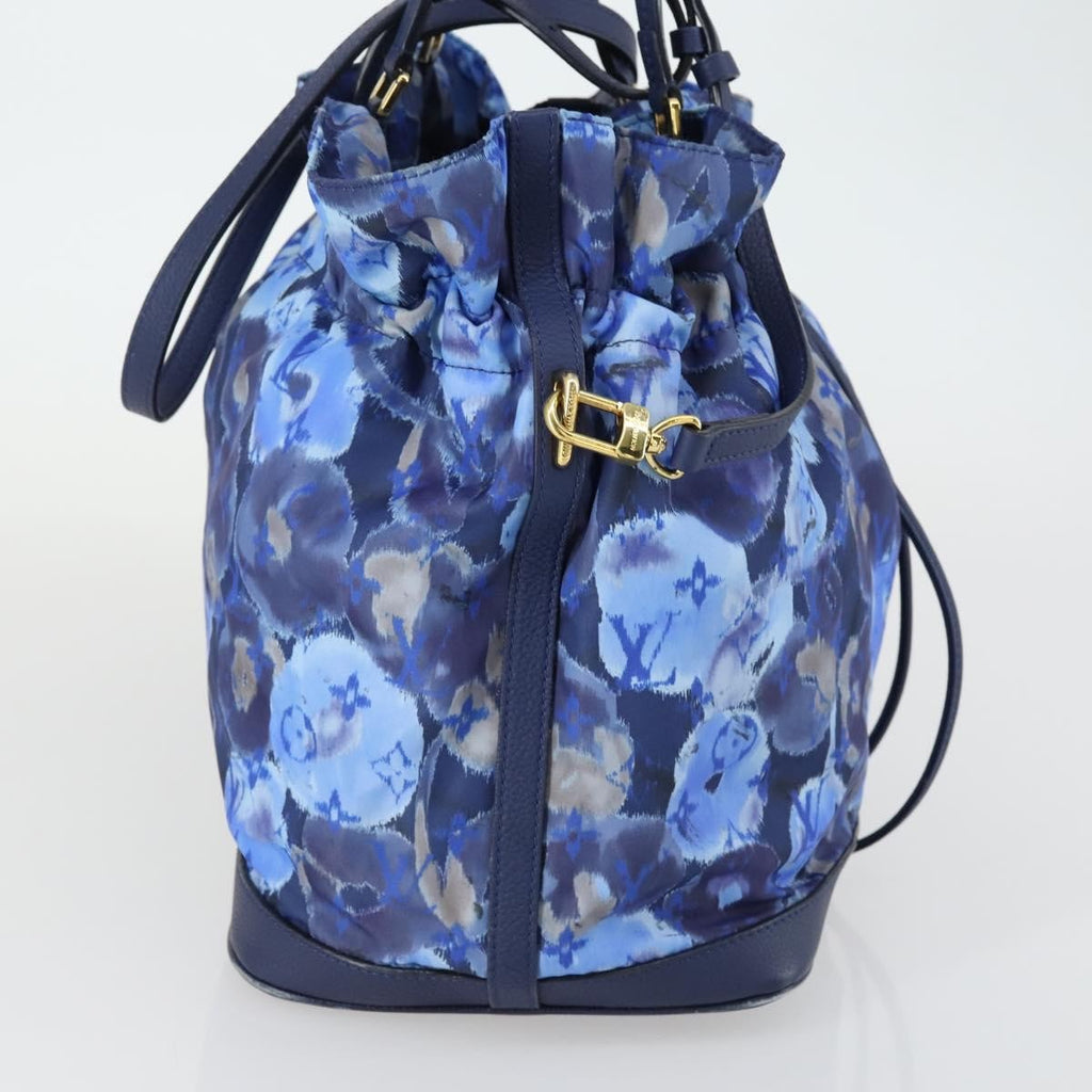 Louis Vuitton Noefull Handbag Ikat Nylon Blue Nylon Handbag (Pre-Owned)