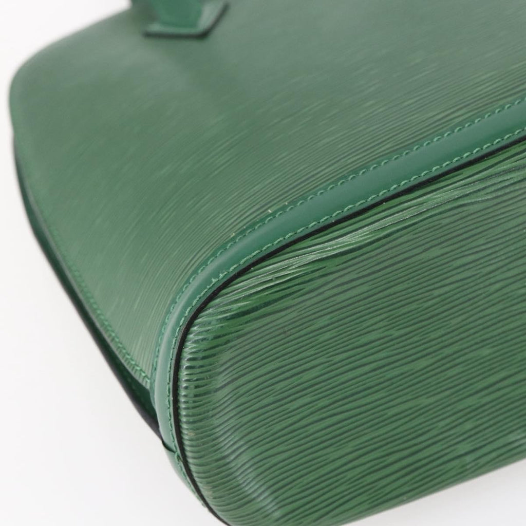 Louis Vuitton Lussac Handbag Epi Leather Green Leather Shoulder Bag Bag (Pre-Owned)