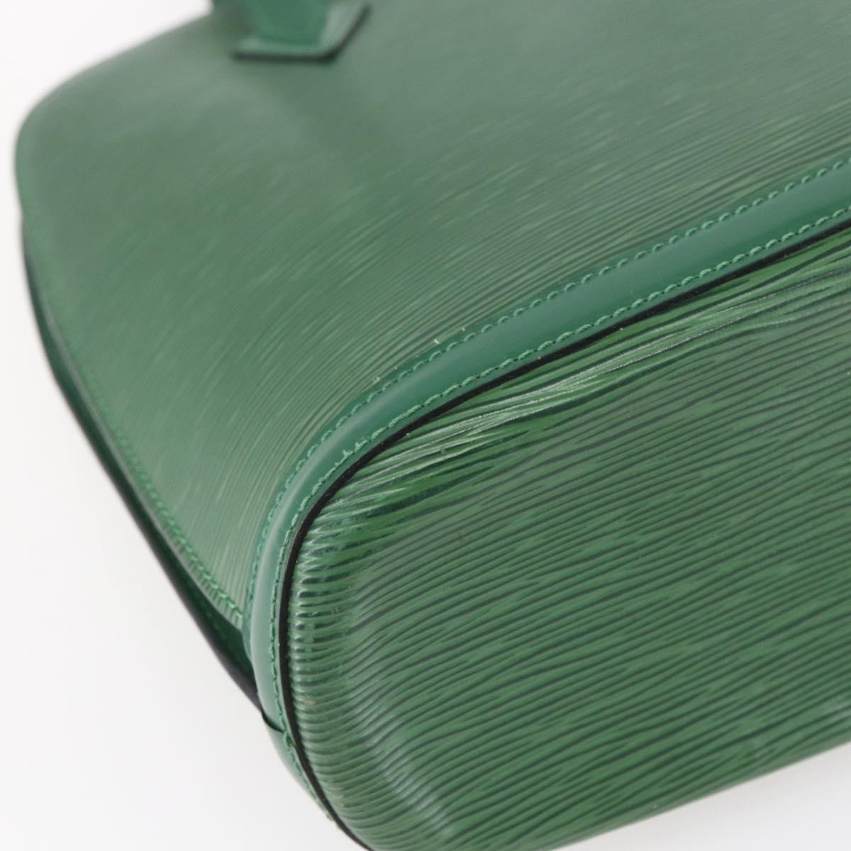 Louis Vuitton Lussac Handbag Epi Leather Green Leather Shoulder Bag Bag (Pre-Owned)
