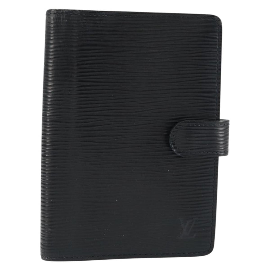 Louis Vuitton Agenda Cover Epi Leather Black Leather Wallets Accessory (Pre-Owned)
