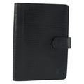 Louis Vuitton Agenda Cover Epi Leather Black Leather Wallets Accessory (Pre-Owned)