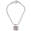 Chanel Cc Chain Bracelet Metal With Faux Pearl Silver Silver_Plated Bracelet Jewelry (Pre-Owned)