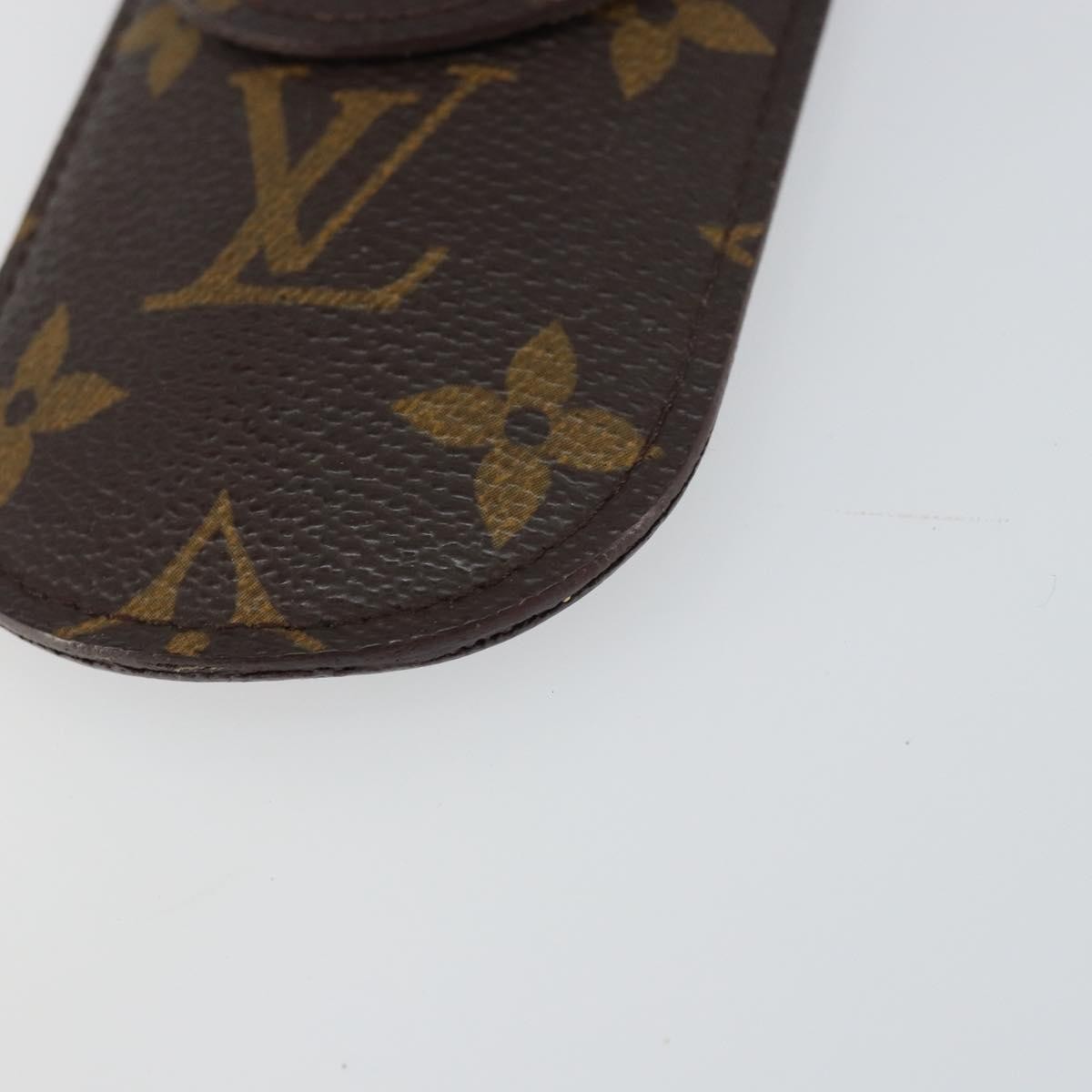 Louis Vuitton Etui À Stylo Canvas Brown Canvas Clutche & Pouche Bag (Pre-Owned)