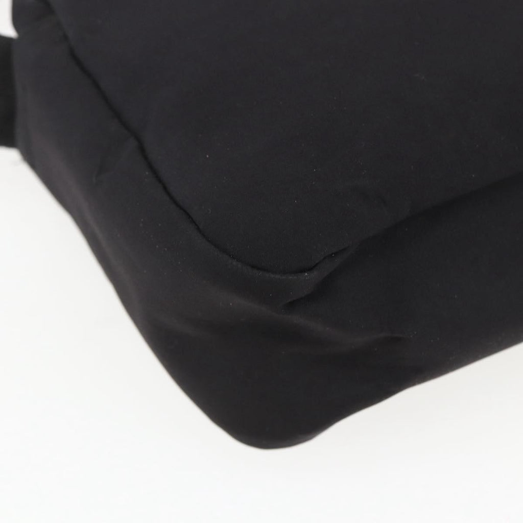 Prada Sport Zip Shoulder Bag Nylon Black Nylon Shoulder Bag Bag (Pre-Owned)