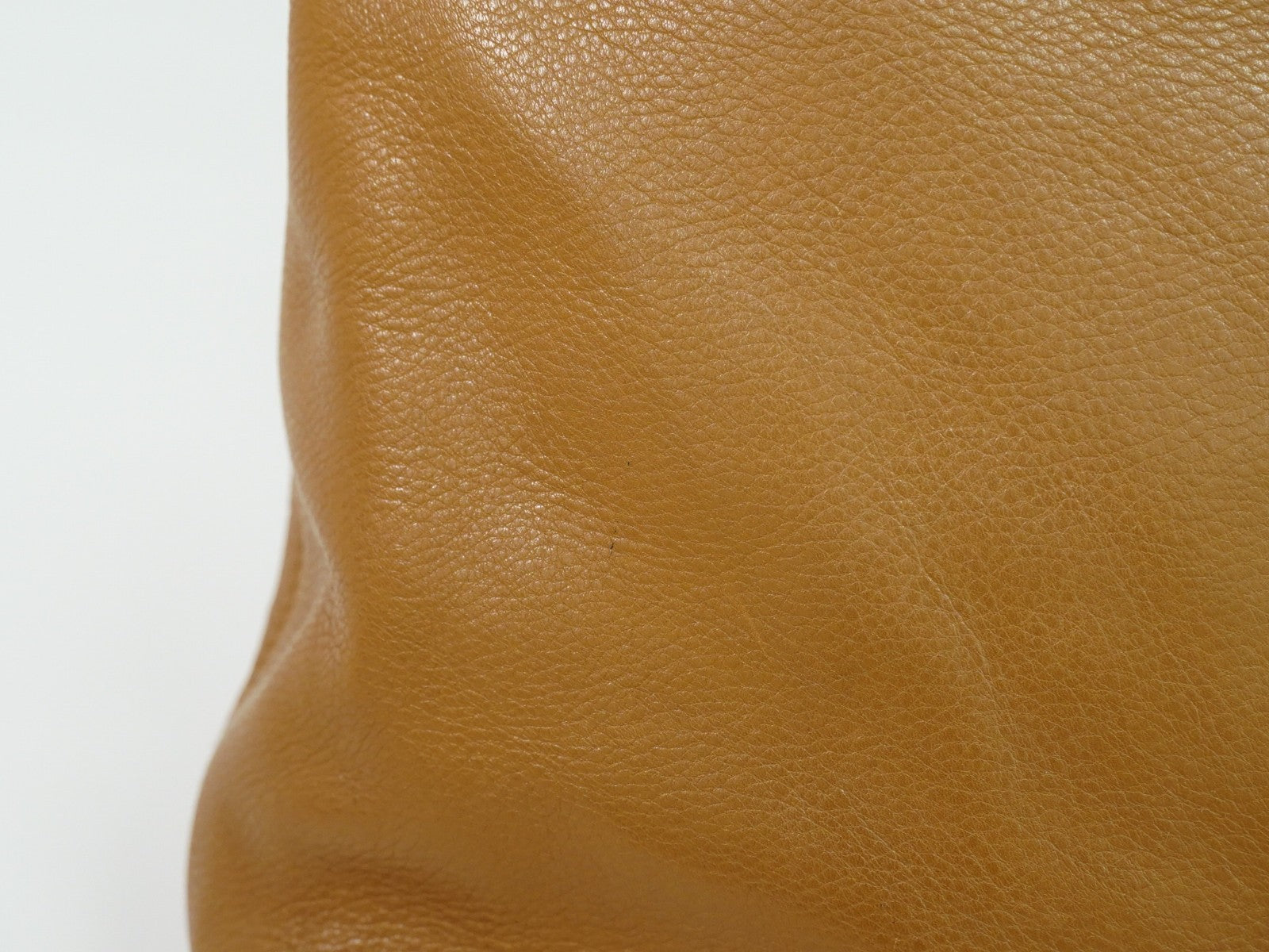 Chanel Vintage Cc Tote Leather Brown Leather Tote Bag Bag (Pre-Owned)