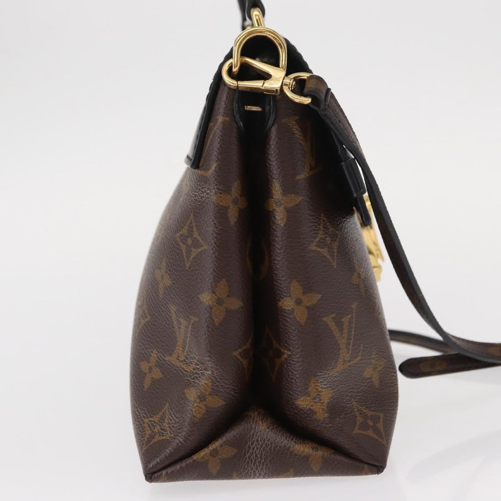 Louis Vuitton One Handle Flap Bag Monogram Canvas And Leather Brown Canvas Handbag (Pre-Owned)