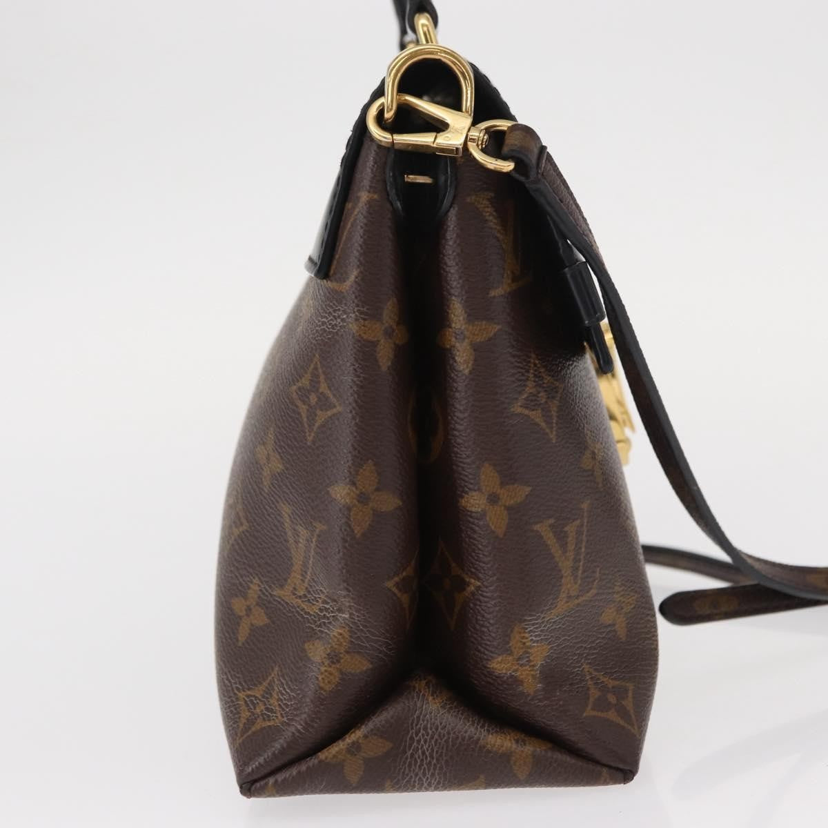 Louis Vuitton One Handle Flap Bag Monogram Canvas And Leather Brown Canvas Handbag (Pre-Owned)