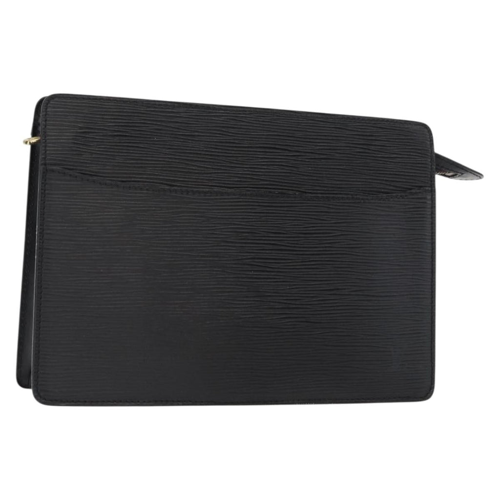 Louis Vuitton Pochette Homme Epi Leather Black Leather Clutche & Pouche Bag (Pre-Owned)