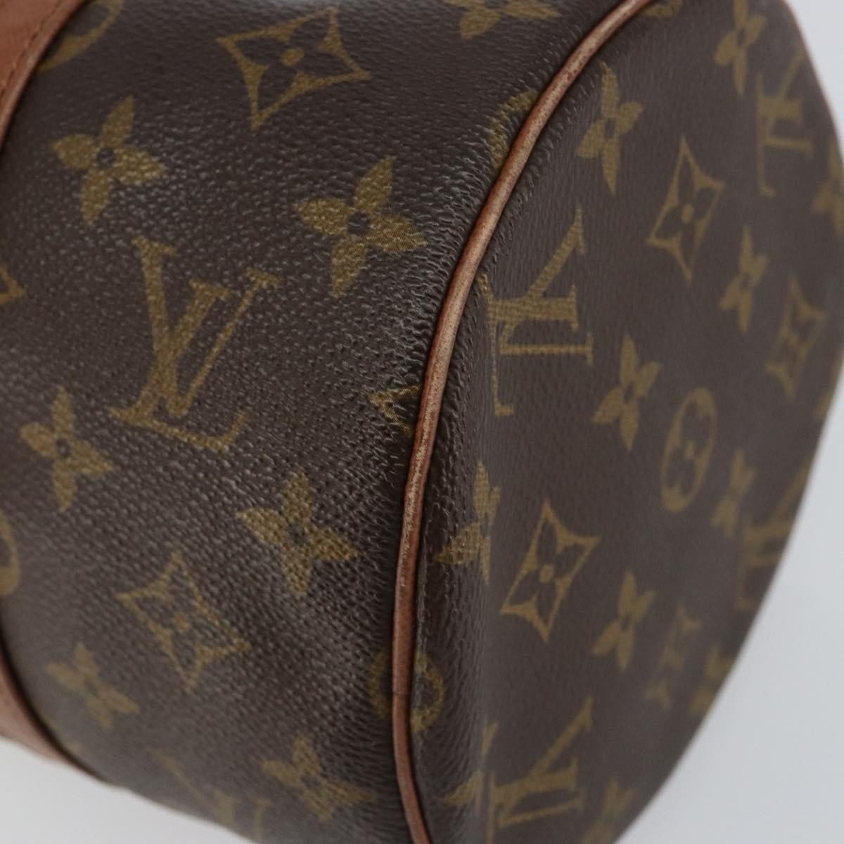 Louis Vuitton Papillon Handbag Monogram Canvas Brown Canvas Handbag (Pre-Owned)