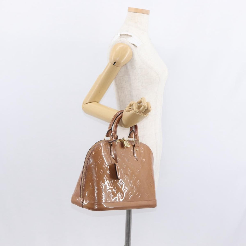 Louis Vuitton Alma Handbag Patent Leather Pink Patent_Leather Handbag (Pre-Owned)