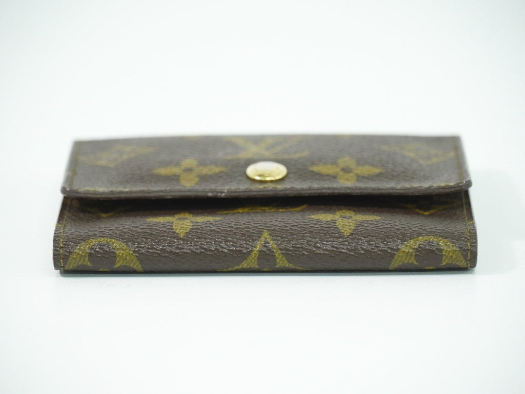 Louis Vuitton Porte Tresor Etui Papiers Wallet Monogram Canvas Brown Canvas Card Holders Accessory (Pre-Owned)
