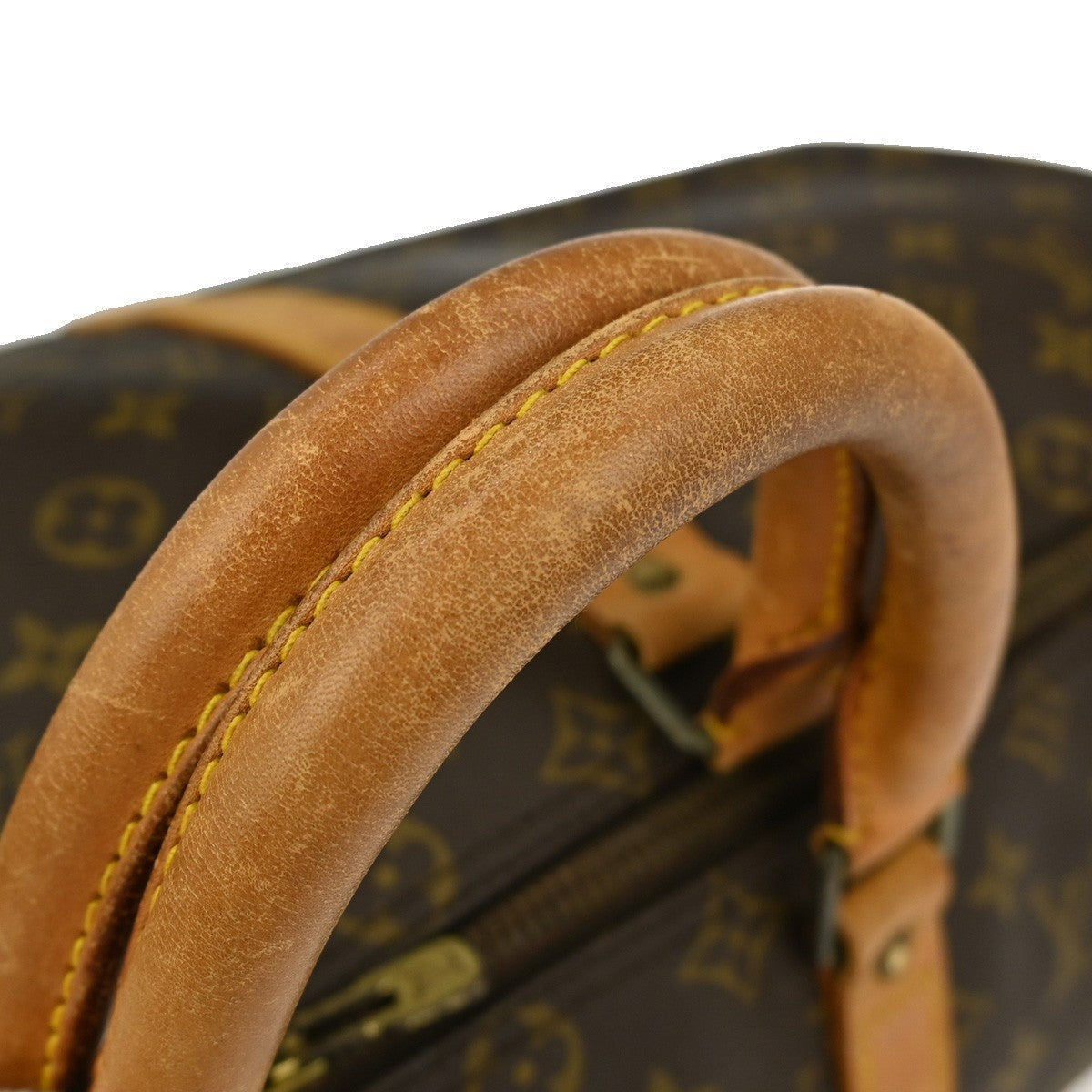 Louis Vuitton Keepall Bag Monogram Canvas Brown Canvas Travel Bag Bag (Pre-Owned)