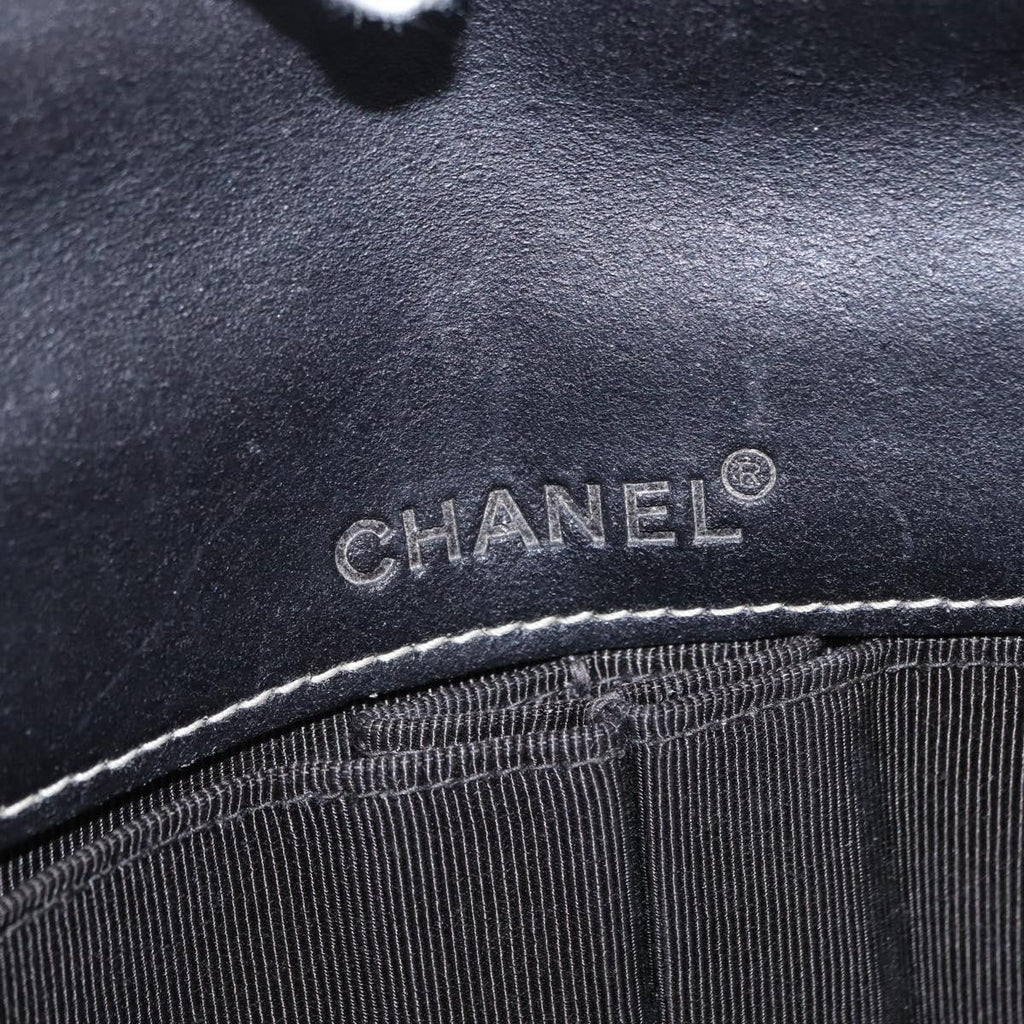 Chanel Chocolate Bar Flap Bag Quilted Denim Blue Denim_Jeans Shoulder Bag Bag (Pre-Owned)