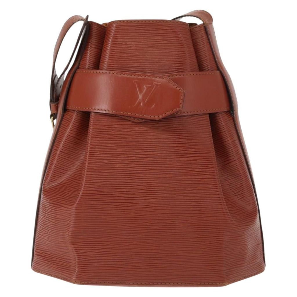 Louis Vuitton Vintage Sac D'epaule Handbag Epi Leather Brown Leather Shoulder Bag Bag (Pre-Owned)