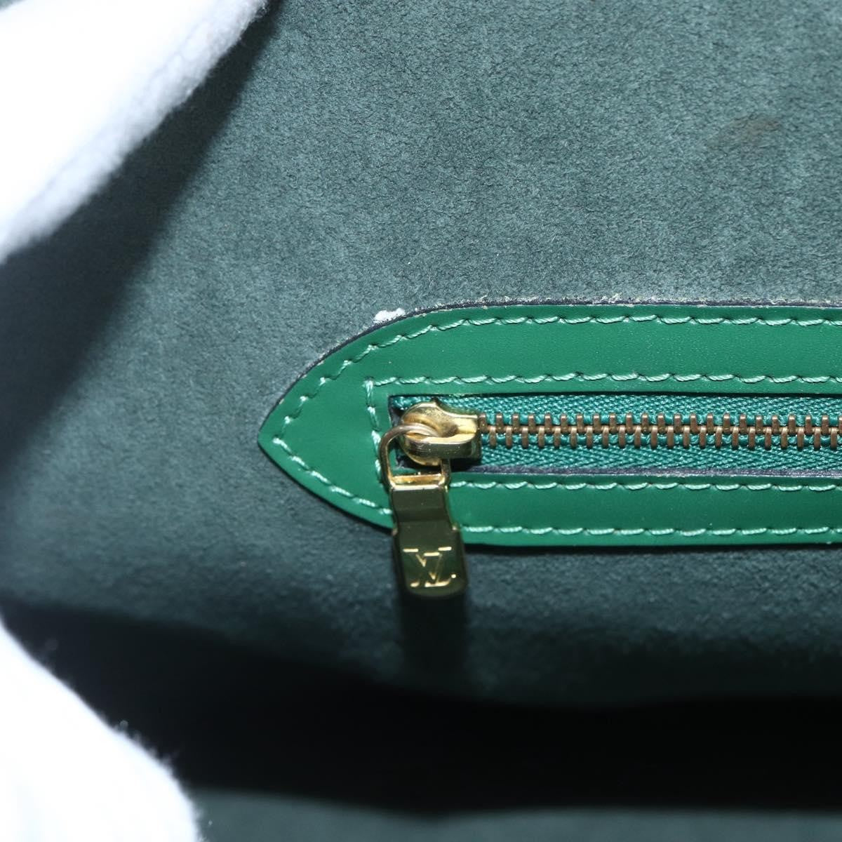 Louis Vuitton Lussac Handbag Epi Leather Green Leather Shoulder Bag Bag (Pre-Owned)