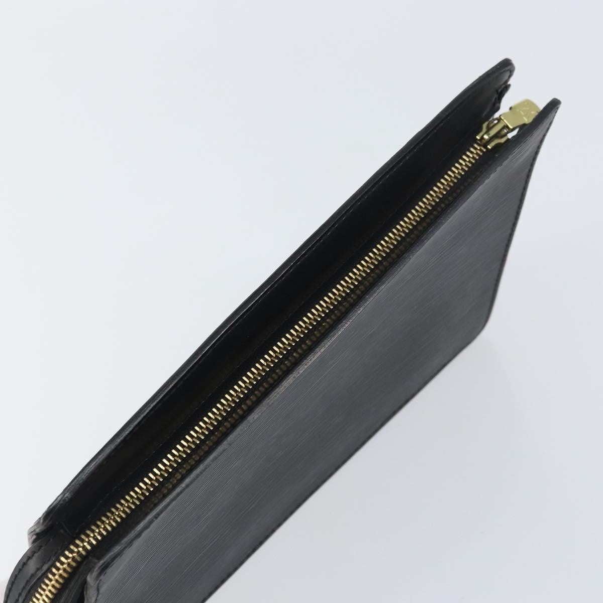 Louis Vuitton Pochette Homme Epi Leather Black Leather Clutche & Pouche Bag (Pre-Owned)