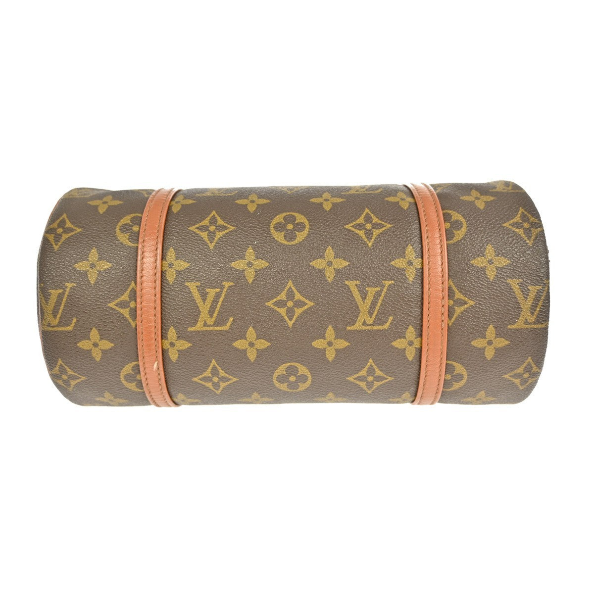 Louis Vuitton Papillon Handbag Monogram Canvas Brown Canvas Handbag (Pre-Owned)