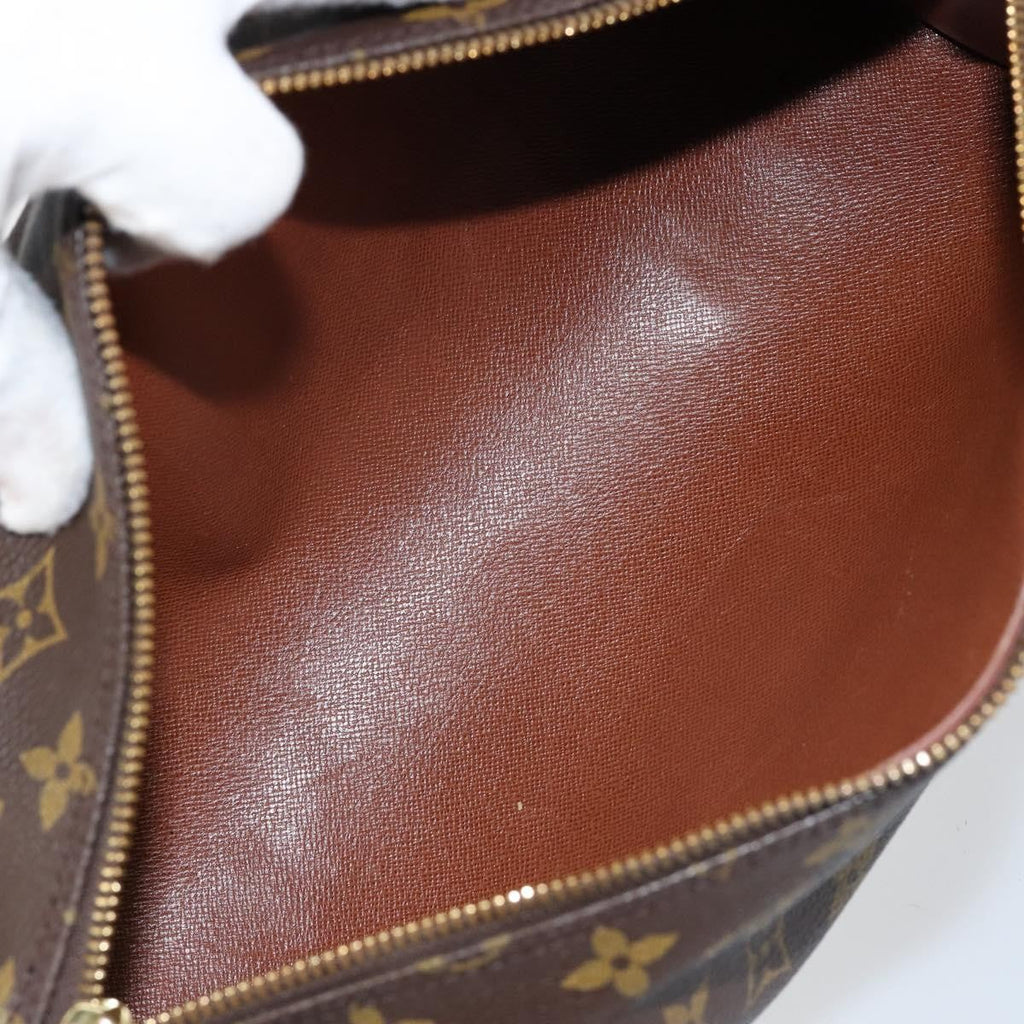 Louis Vuitton Papillon Handbag Monogram Canvas Brown Canvas Shoulder Bag Bag (Pre-Owned)