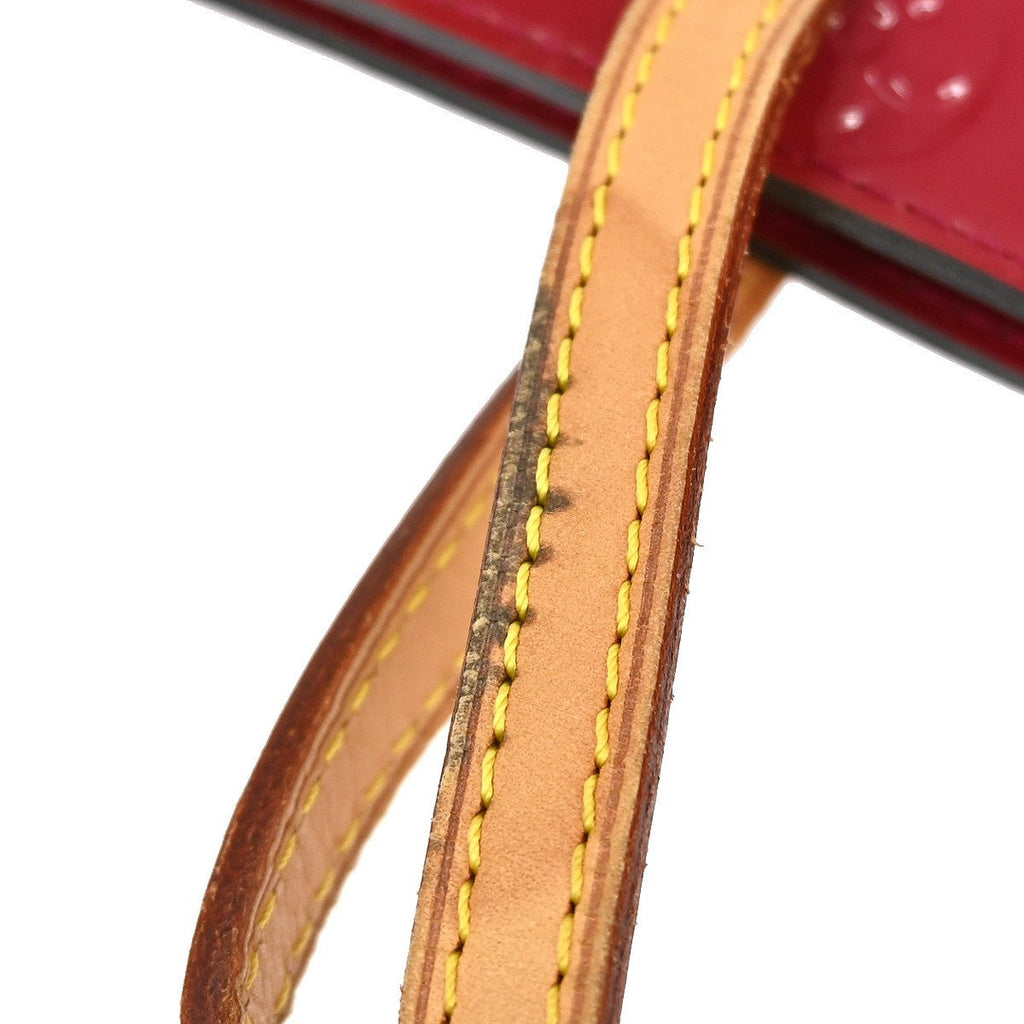 Louis Vuitton Catalina Handbag Monogram Vernis Red Patent_Leather Handbag (Pre-Owned)