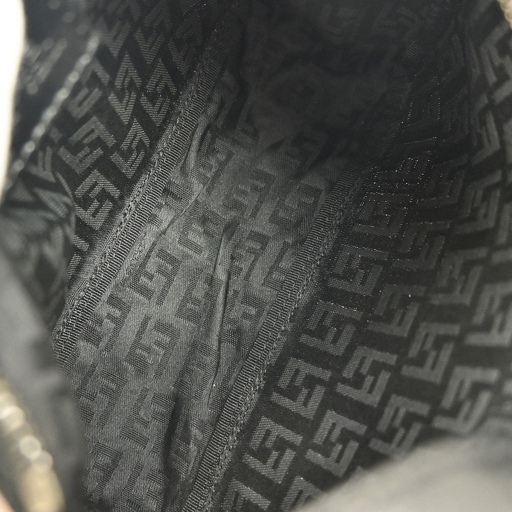Fendi Pochette Shoulder Bag Zucchino Canvas Black Canvas Clutche & Pouche Bag (Pre-Owned)