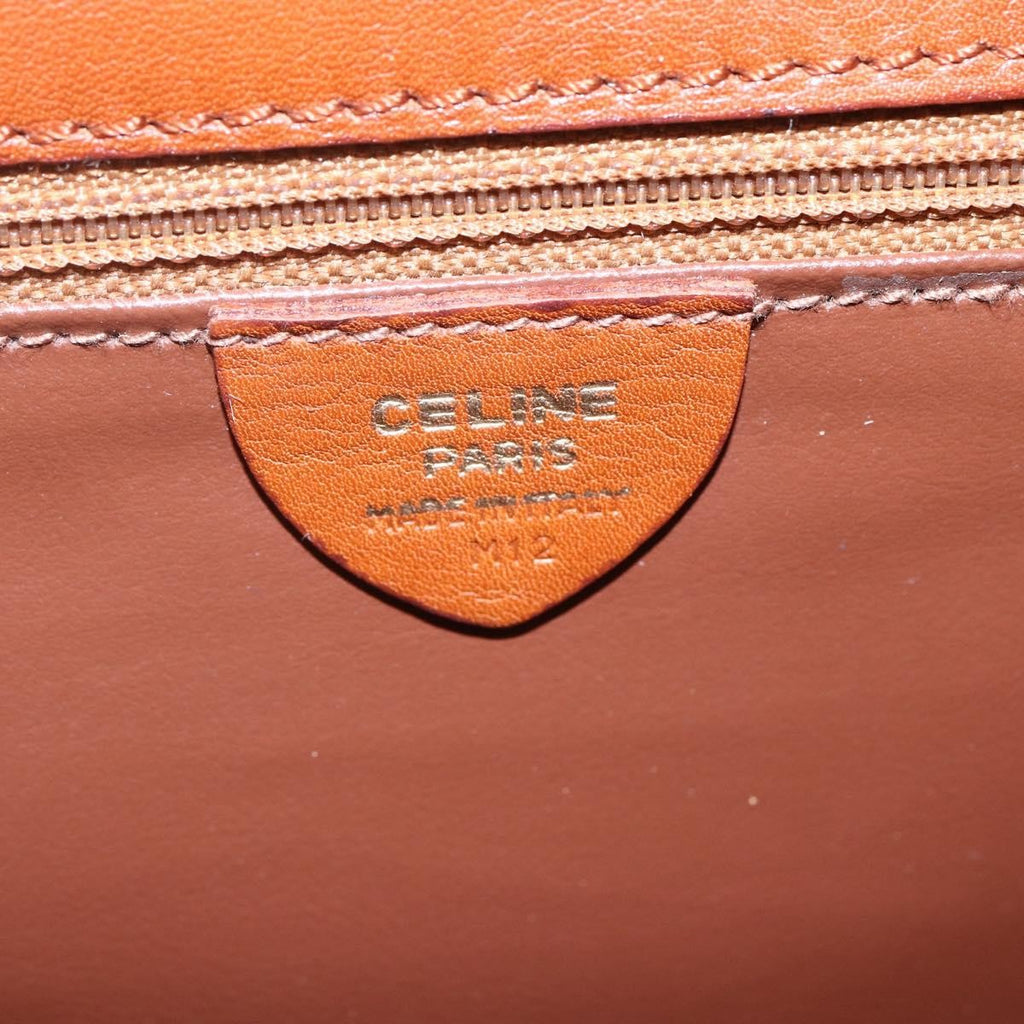 Celine Handbag Leather Brown Leather Handbag (Pre-Owned)