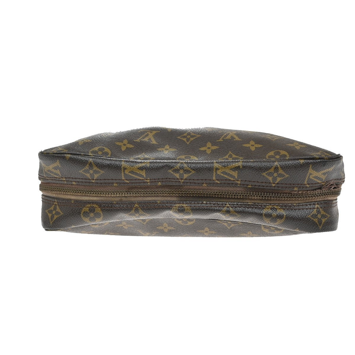 Louis Vuitton Trousse Toilette Monogram Canvas Brown Leather Clutche & Pouche Bag (Pre-Owned)