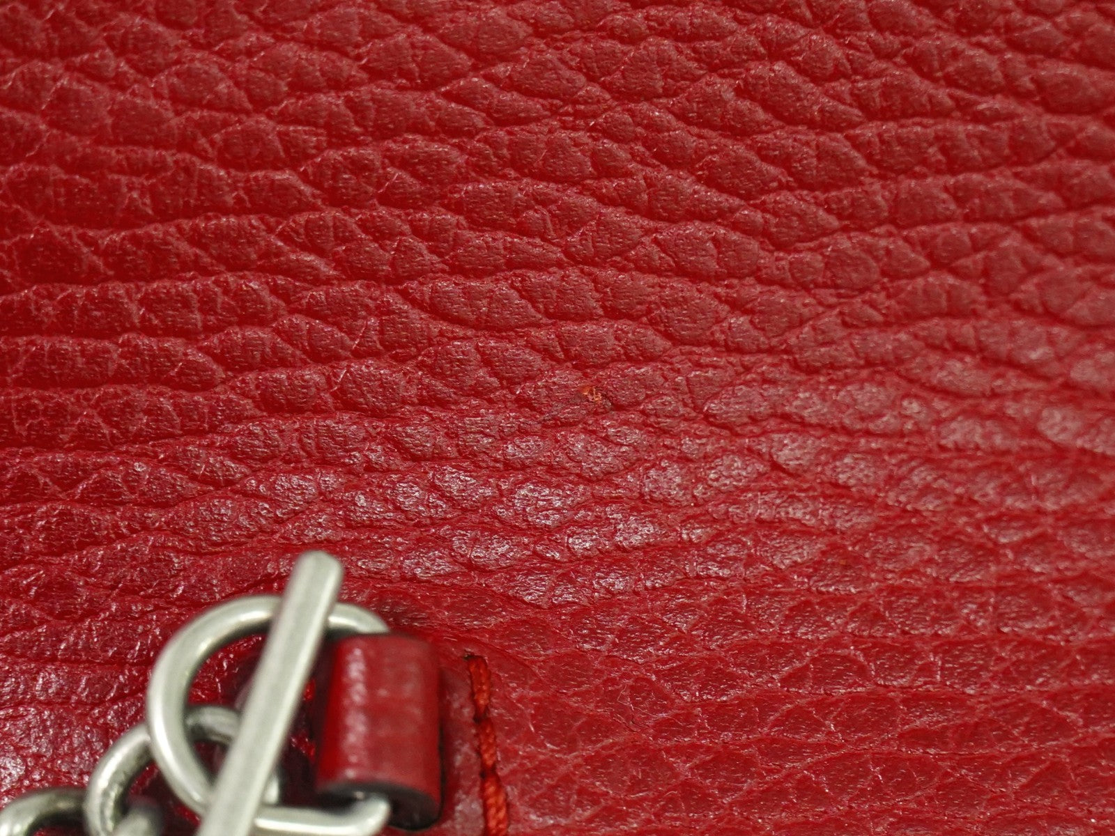 Gucci Dionysus Bag Leather Red Leather Crossbody Bag Bag (Pre-Owned)
