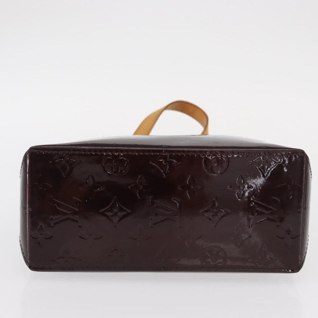 Louis Vuitton Reade Handbag Monogram Vernis Burgundy Patent_Leather Handbag (Pre-Owned)
