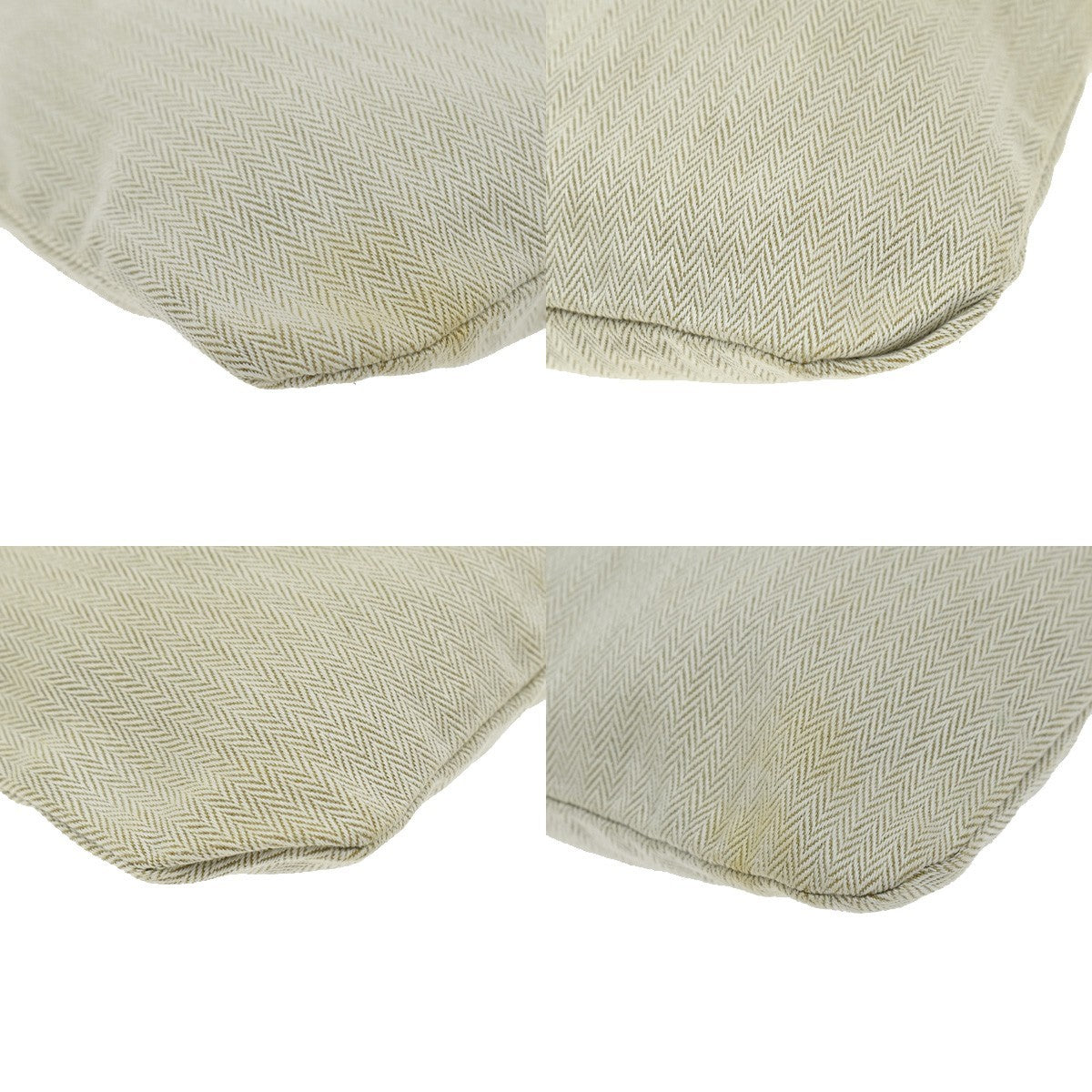 Hermes Aline Bag Toile Beige Canvas Shoulder Bag Bag (Pre-Owned)
