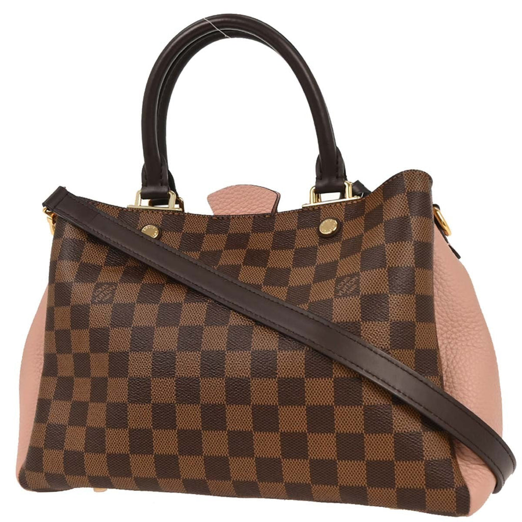 Louis Vuitton Brittany Handbag Damier Brown Canvas Handbag (Pre-Owned)