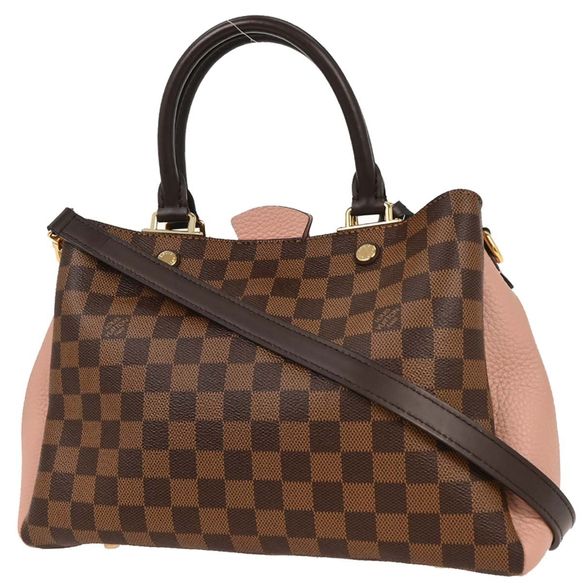 Louis Vuitton Brittany Handbag Damier Brown Canvas Handbag (Pre-Owned)