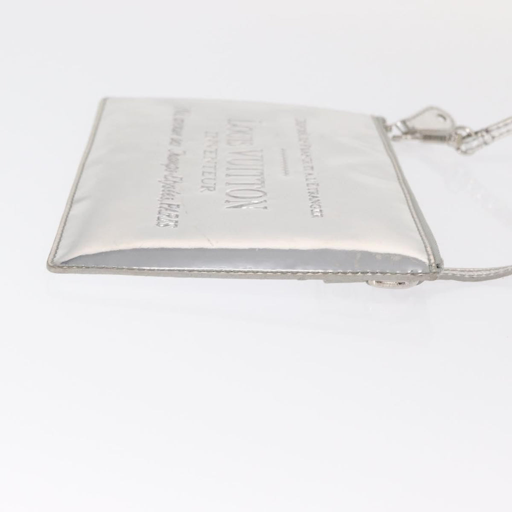 Louis Vuitton Pochette Clutch Monogram Miroir Pvc Silver Patent_Leather Clutche & Pouche Bag (Pre-Owned)