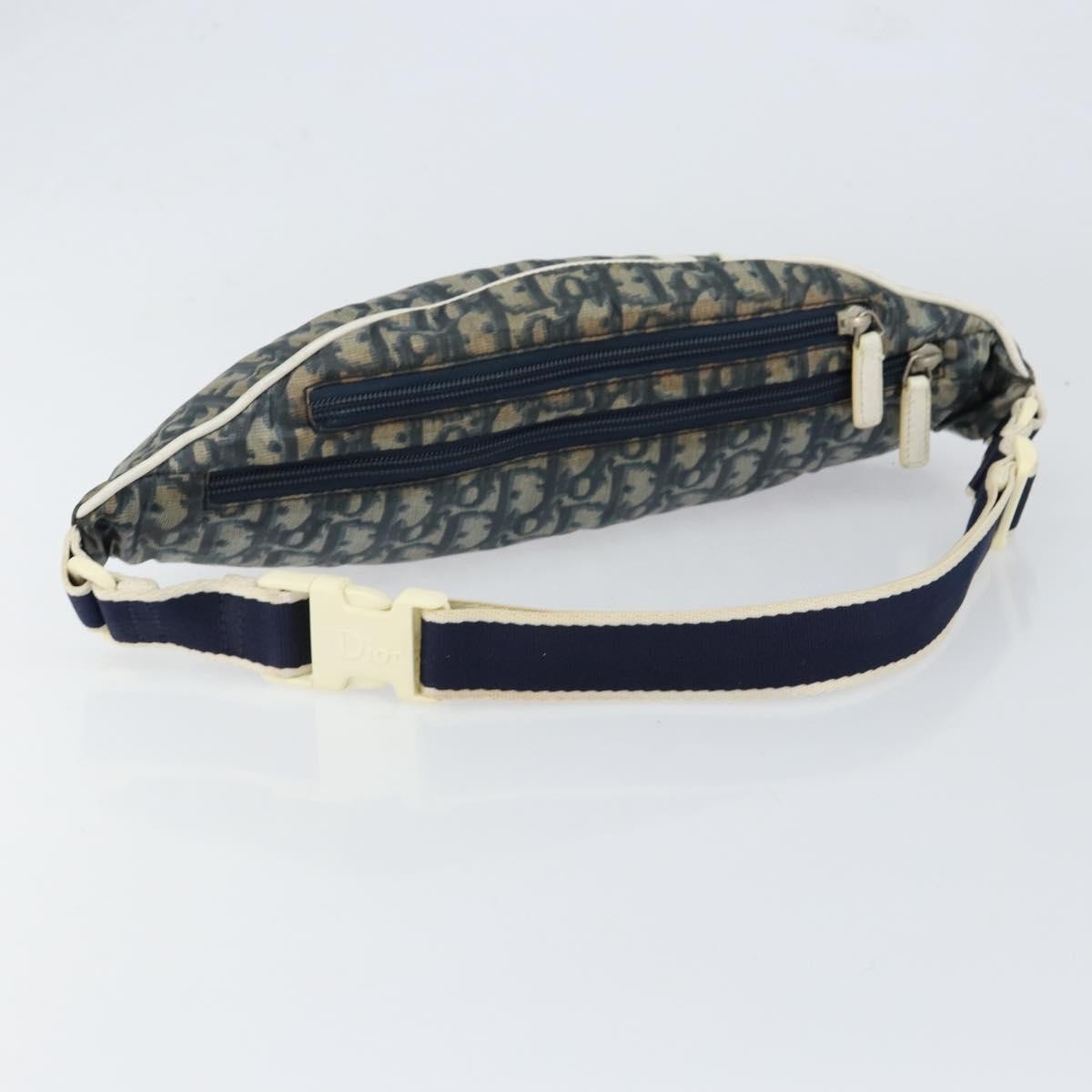 Christian Dior Trotter Belt Bag Nylon Navy Nylon Shoulder Bag Bag (Pre-Owned)