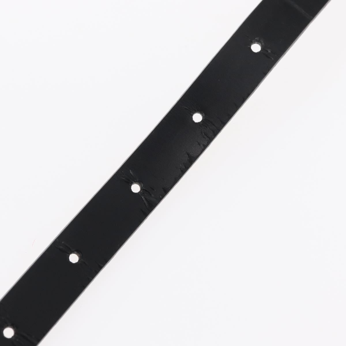 Louis Vuitton Carre Belt Leather Black Leather Belts Accessory (Pre-Owned)