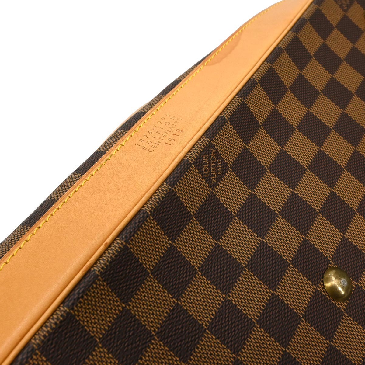 Louis Vuitton West End Handbag Damier Brown Canvas Travel Bag Bag (Pre-Owned)