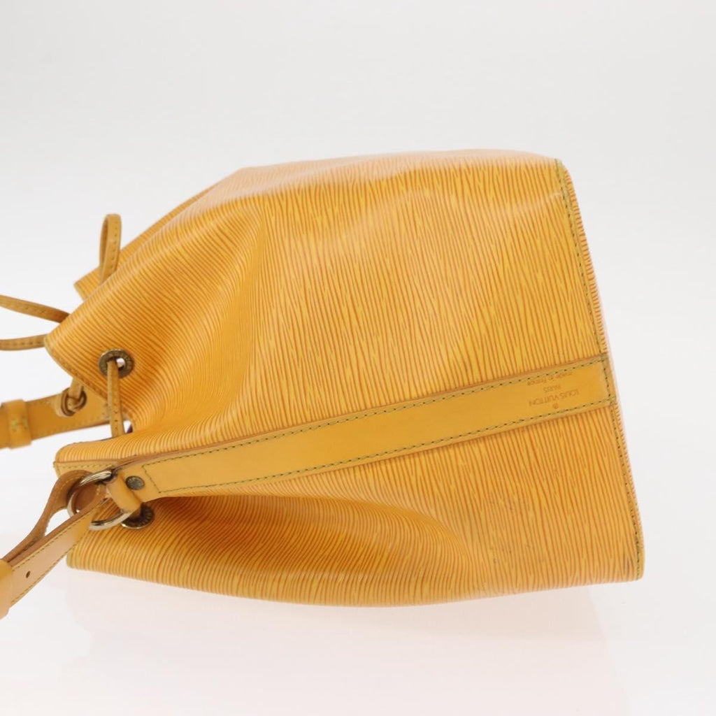 Louis Vuitton Petit Noe Handbag Epi Leather Yellow Leather Shoulder Bag Bag (Pre-Owned)