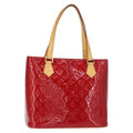 Louis Vuitton Houston Handbag Monogram Vernis Red Patent_Leather Handbag (Pre-Owned)