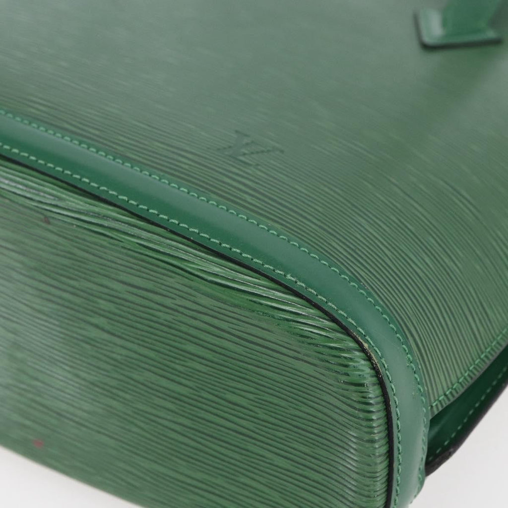 Louis Vuitton Lussac Handbag Epi Leather Green Leather Shoulder Bag Bag (Pre-Owned)
