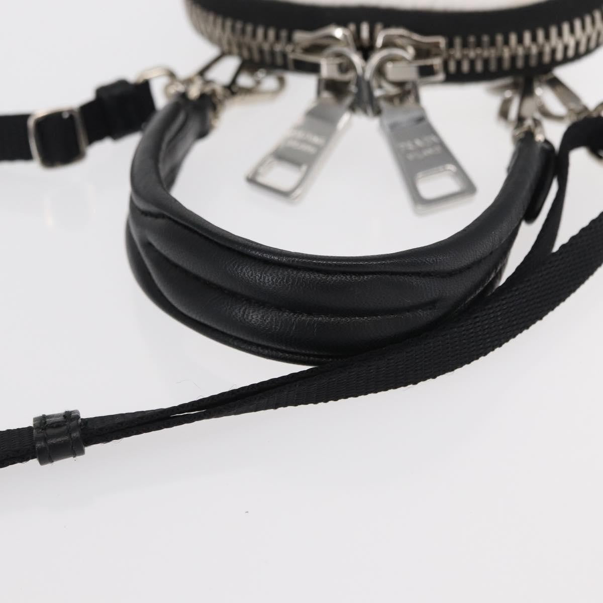 Prada Cargo Phone Holder Crossbody Bag Tessuto White Nylon Shoulder Bag Bag (Pre-Owned)