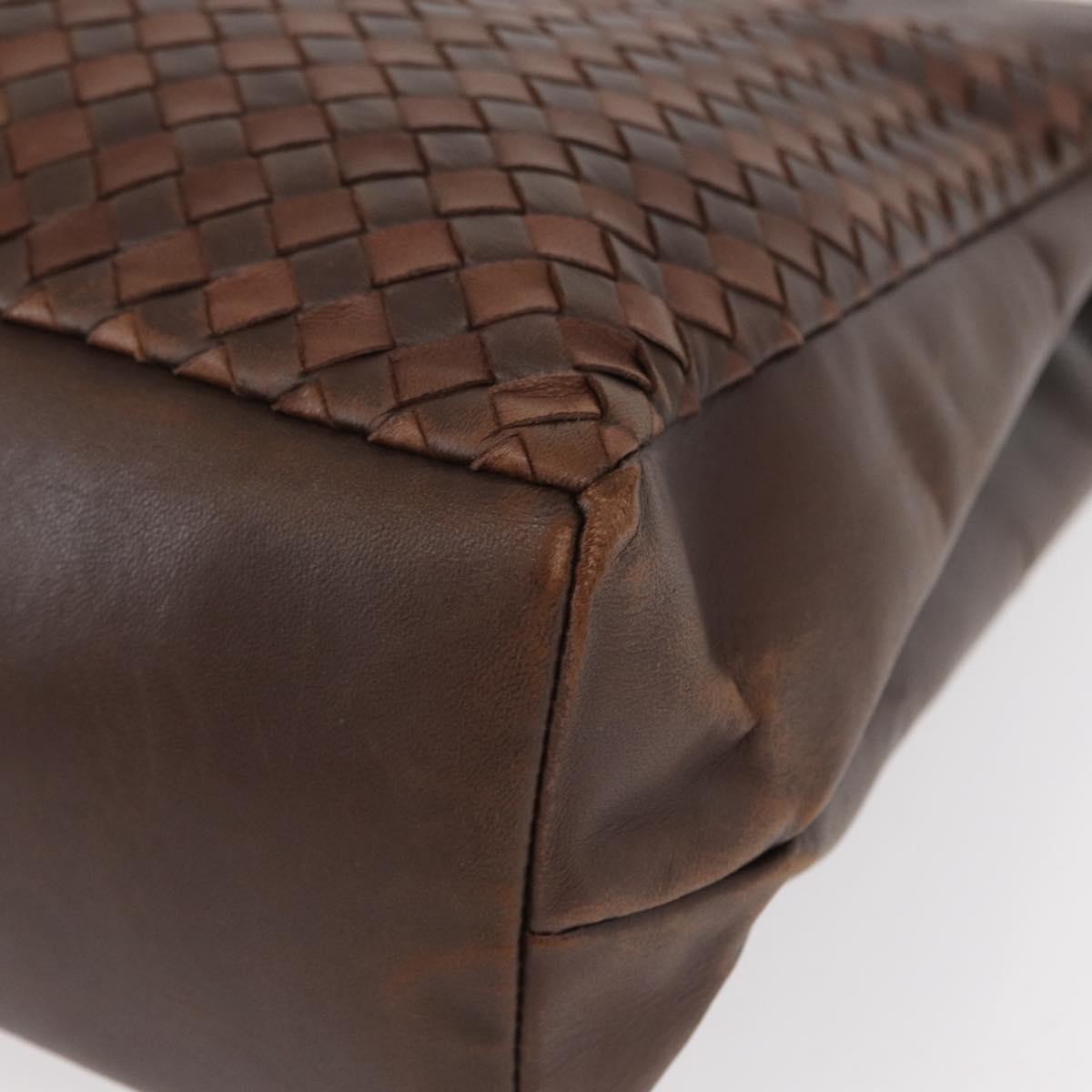 Bottega Veneta Tote Intrecciato Nappa Brown Leather Tote Bag Bag (Pre-Owned)